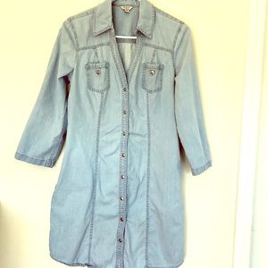 Guess chambray dress with pockets